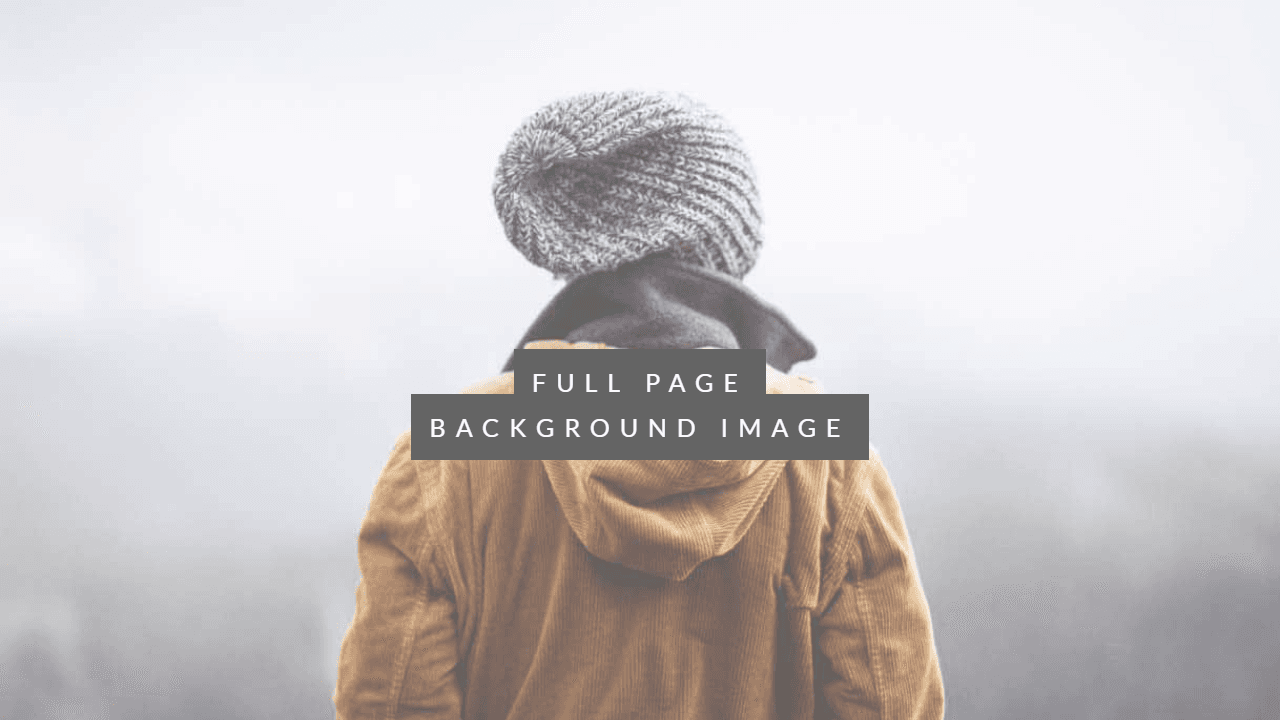 Full-Screen Background Image with CSS